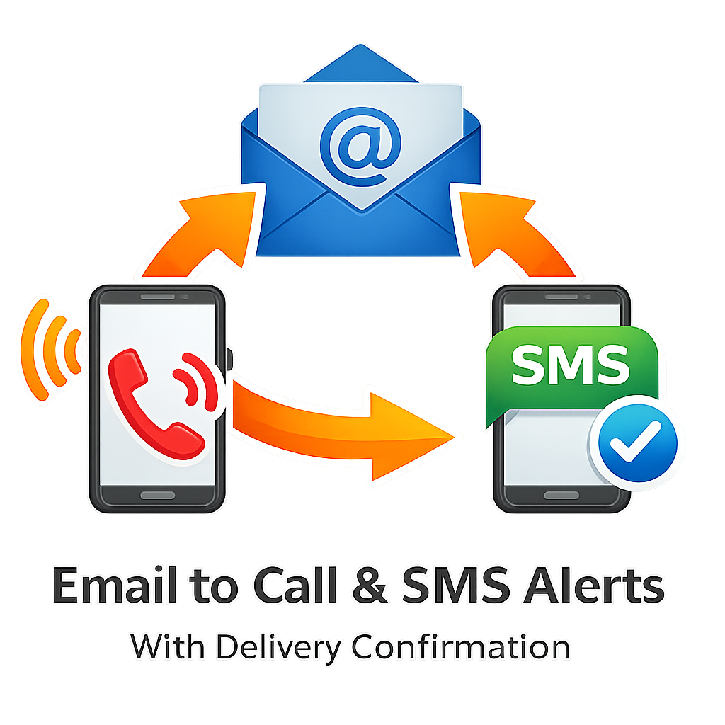 Mail2Alert: Email to Call & SMS